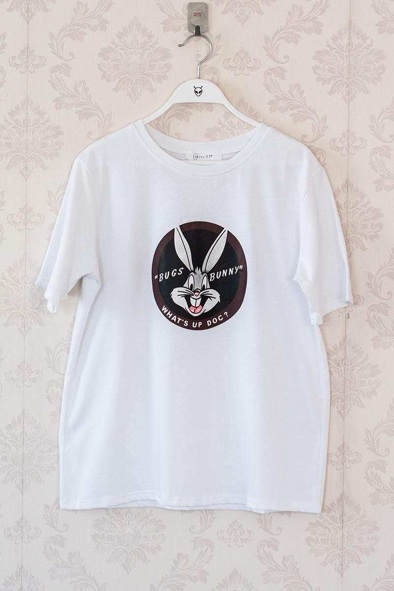 Bunny Print T-Shirt - Image 1 - Vedaa Apparels